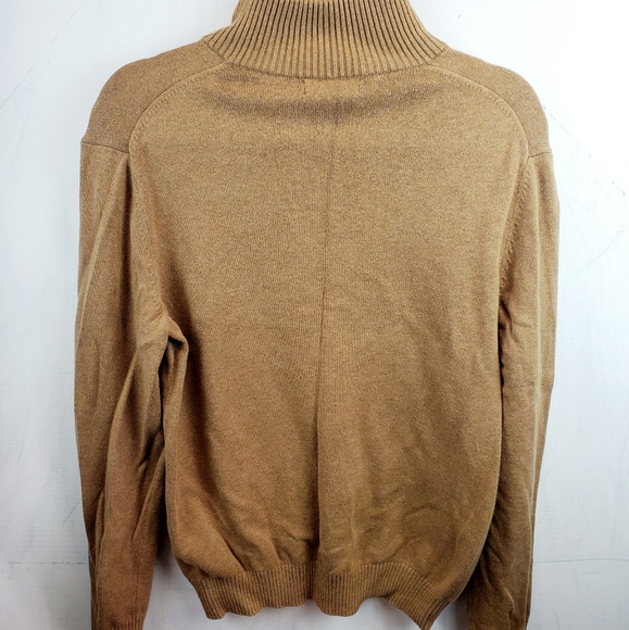 NAUTICA TAN QUATER ZIP SWEATER MEN's - Picture 4 of 4